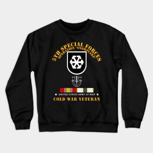 5th SFG - Operation Snowflake Vet w COLD SVC X 300 Crewneck Sweatshirt